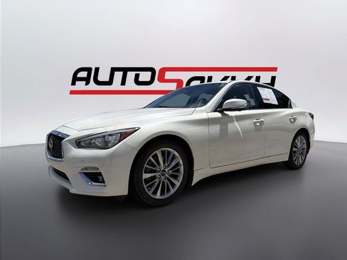 Used 2021 INFINITI Q50 Luxe w/ Seat & Sound Package AWD/4WD image 1