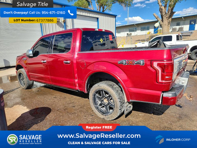 Used 2016 Ford F150 Platinum w/ Technology Package AWD/4WD image 3