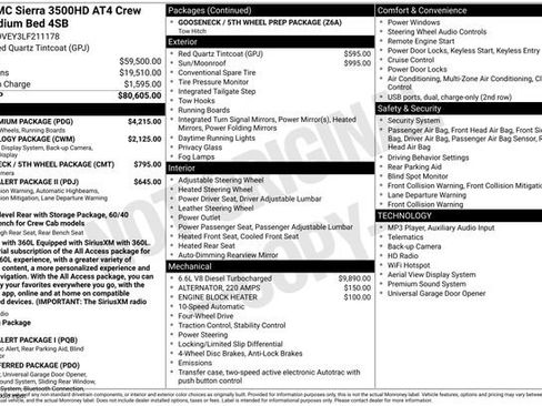 Used 2020 GMC Sierra 3500 AT4 w/ AT4 Premium Package AWD/4WD image 43
