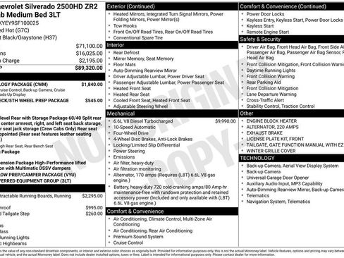 Certified 2025 Chevrolet Silverado 2500 ZR2 w/ Technology Package AWD/4WD image 6