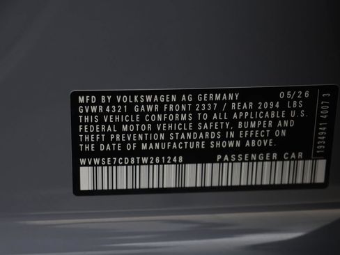New 2026 Volkswagen GTI SE FWD image 24