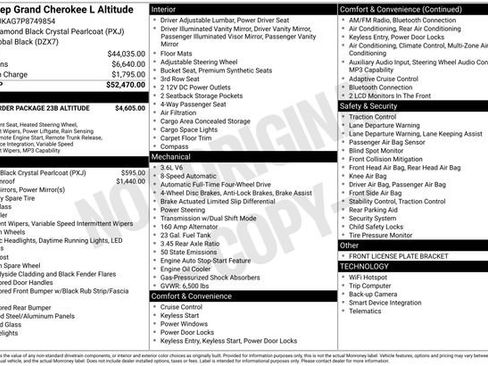 Used 2023 Jeep Grand Cherokee L Laredo image 37