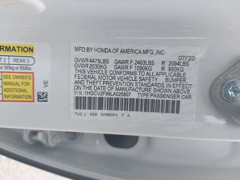 Used 2020 Honda Accord Touring image 37