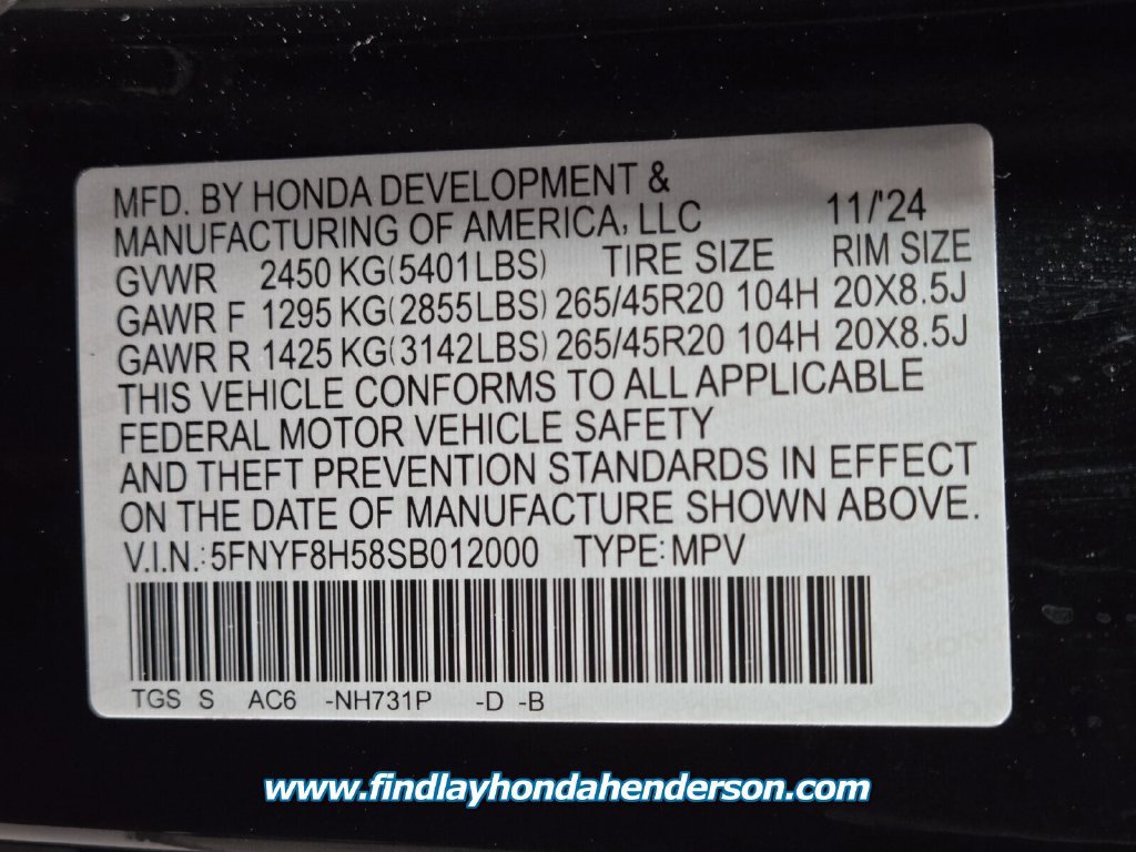 Certified 2025 Honda Passport EX-L image 14