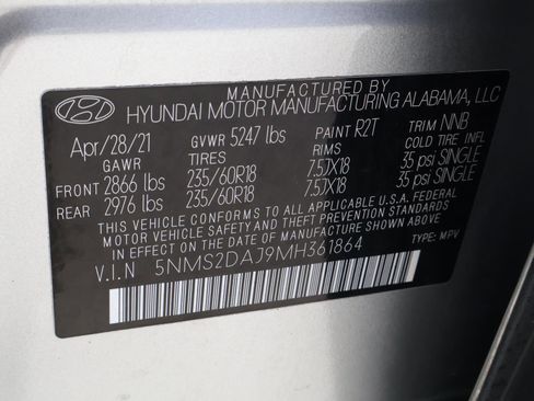 Used 2021 Hyundai Santa Fe SEL AWD/4WD image 21