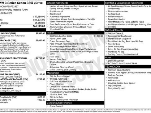 Certified 2025 BMW 330i xDrive 330i xDrive w/ M Sport Package image 6