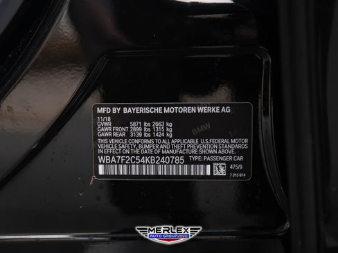 Used 2019 BMW 750i xDrive xDrive M SPORT LINE w/ Executive Package image 51