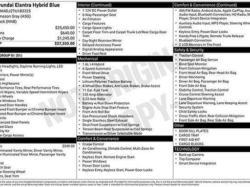 New 2026 Hyundai Elantra Blue image 6