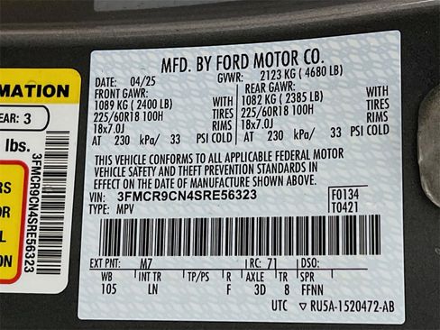 Used 2025 Ford Bronco Sport Outer Banks w/ Outer Banks Tech Package+ image 33