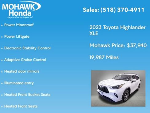 Used 2023 Toyota Highlander XLE image 21