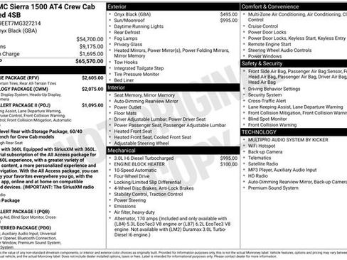 Used 2021 GMC Sierra 1500 AT4 w/ AT4 Value Package AWD/4WD image 2