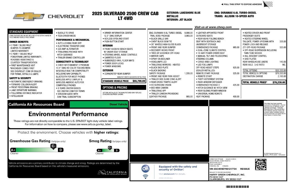 Certified 2025 Chevrolet Silverado 2500 LT w/ Trail Boss Package AWD/4WD image 4