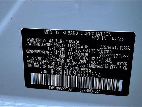 New 2025 Subaru Crosstrek 2.5i Premium image 28