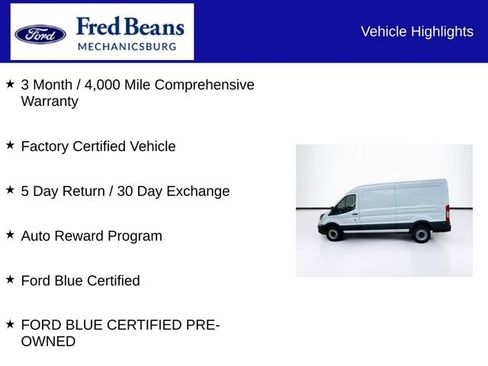 Certified 2024 Ford Transit 250 148 Medium Roof RWD image 7