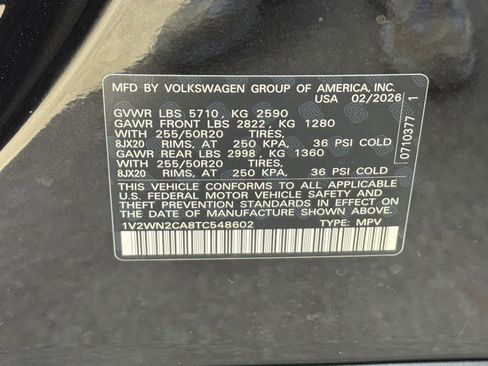 New 2026 Volkswagen Atlas SE image 19