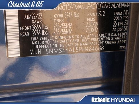 Certified 2023 Hyundai Santa Fe Limited FWD image 40