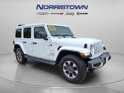 Certified 2023 Jeep Wrangler Unlimited Sahara w/ Cold Weather Group AWD/4WD image 1