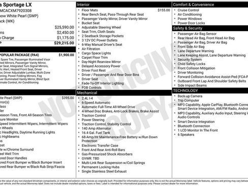 Used 2021 Kia Sportage LX w/ LX AWD Popular Package image 4