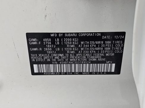 Certified 2025 Subaru Outback Limited w/ Popular Package #2 AWD/4WD image 32