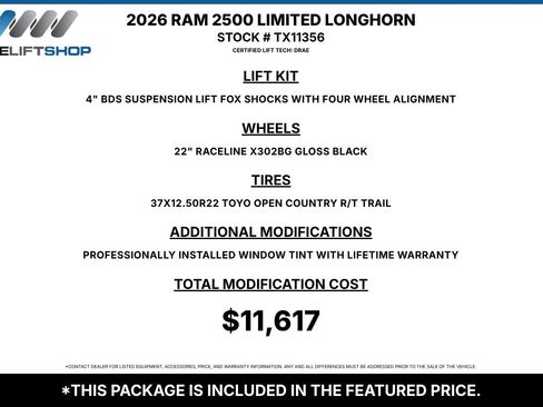 Used 2026 RAM 2500 Limited AWD/4WD image 2