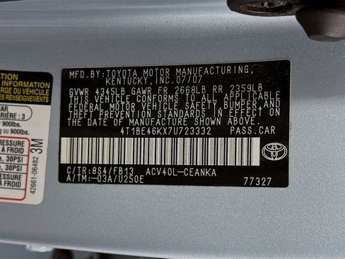 Used 2007 Toyota Camry LE FWD image 28