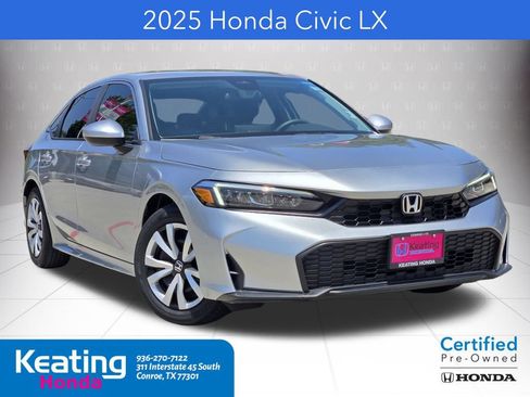 Certified 2025 Honda Civic LX image 1