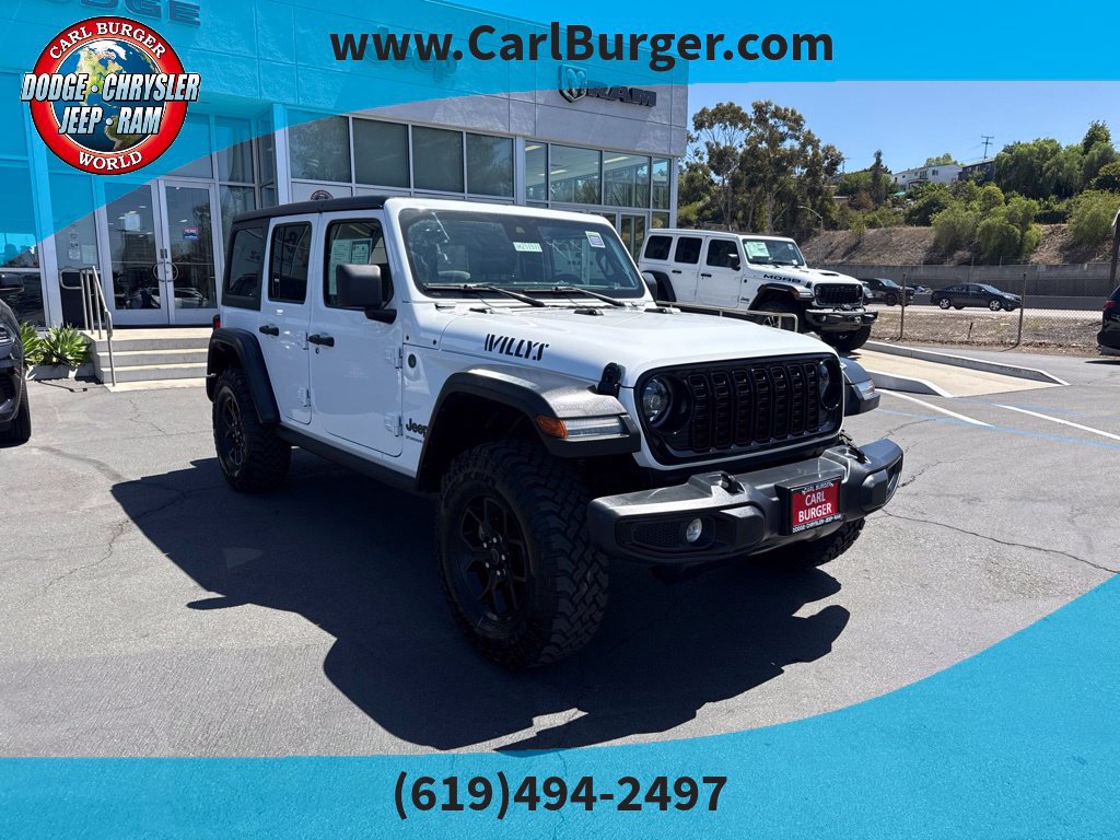 Certified 2025 Jeep Wrangler Unlimited Sport S 4xe AWD/4WD image 1