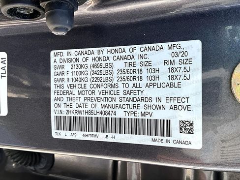 Used 2020 Honda CR-V EX-L image 33