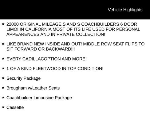 Used 1995 Cadillac Fleetwood Brougham RWD image 5