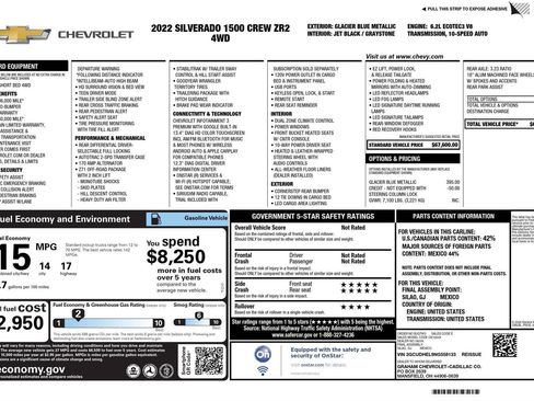 Used 2022 Chevrolet Silverado 1500 ZR2 image 3