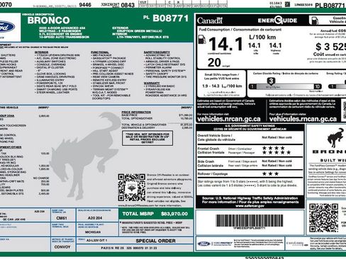 Used 2023 Ford Bronco Wildtrak image 2