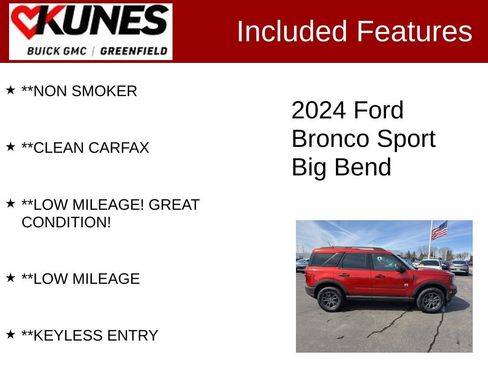 Used 2024 Ford Bronco Sport Big Bend image 3