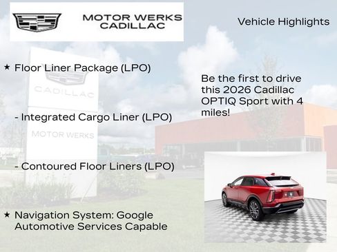 New 2026 Cadillac Optiq Sport 1 image 13