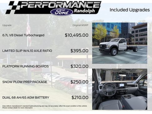 New 2025 Ford F550 4x4 Regular Cab Super Duty w/ Snow Plow Prep Package image 4
