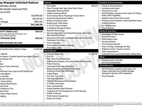 Used 2014 Jeep Wrangler Unlimited Rubicon w/ Connectivity Group image 39