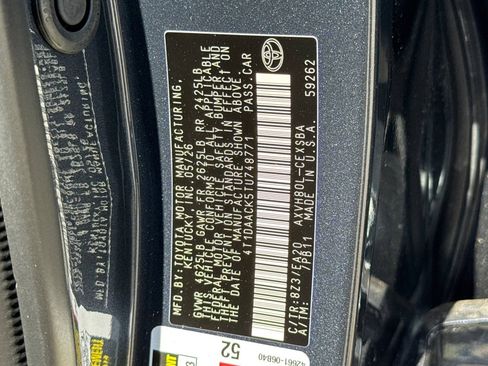 New 2026 Toyota Camry SE FWD image 34