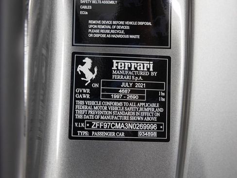 Certified 2022 Ferrari 812 GTS image 13