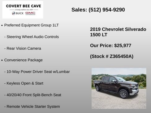 Used 2019 Chevrolet Silverado 1500 LT w/ Texas Edition RWD image 24