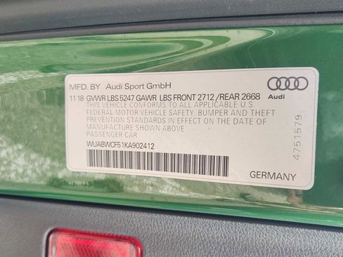 Used 2019 Audi RS 5 Sportback w/ RS Driver Assistance Package AWD/4WD image 32