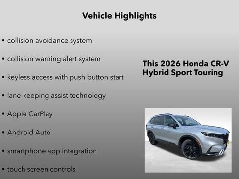 New 2026 Honda CR-V Sport Touring image 10