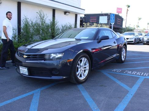 Used 2014 Chevrolet Camaro LS w/ Silver Rally Stripe Package RWD image 3