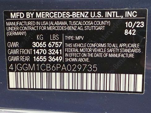 Certified 2023 Mercedes-Benz EQE 350+ 4MATIC SUV image 19