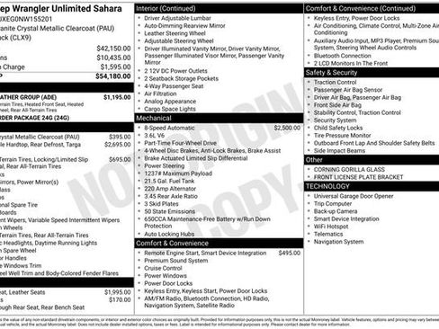 Used 2022 Jeep Wrangler Unlimited Sahara w/ Cold Weather Group image 37