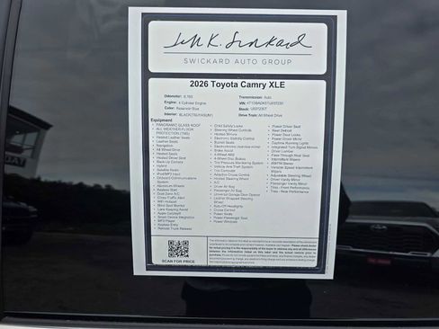 Used 2026 Toyota Camry XLE image 19