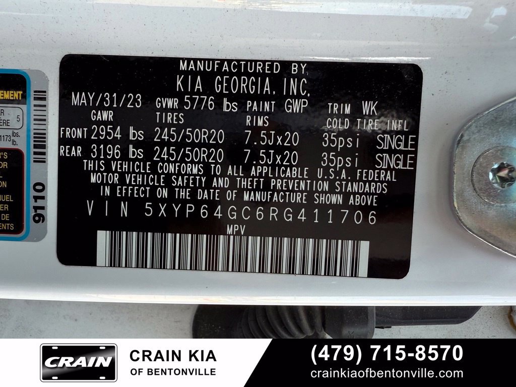 Certified 2024 Kia Telluride S w/ S Sunroof Package FWD image 30