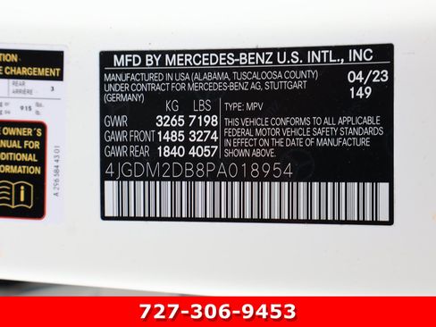 Certified 2023 Mercedes-Benz EQS 450+ SUV image 30