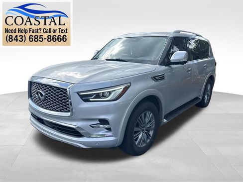Used 2022 INFINITI QX80 Luxe w/ All-Season Package AWD/4WD image 1