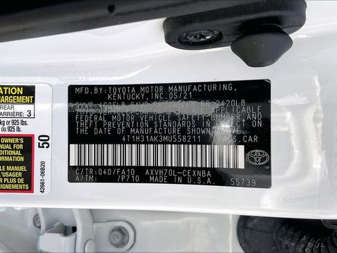Used 2021 Toyota Camry LE w/ Audio Upgrade Package FWD image 19
