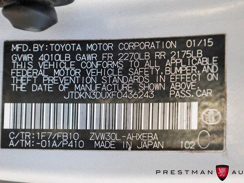 Used 2015 Toyota Prius Two FWD image 34