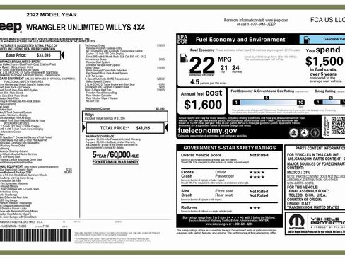 Used 2022 Jeep Wrangler Unlimited Sport image 4